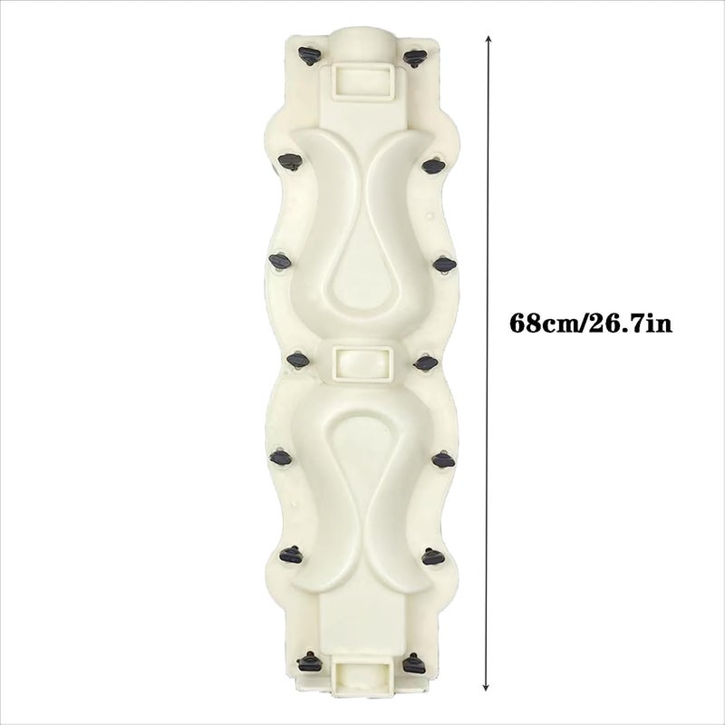 EAIVENY Prefabricated ABS Balcony Mold,Concrete Balustrade Mold Concrete Formwork for Outdoor Construction, DIY Home Improvement, Easy Installation and Reusable Design (Style 11) - Image 2